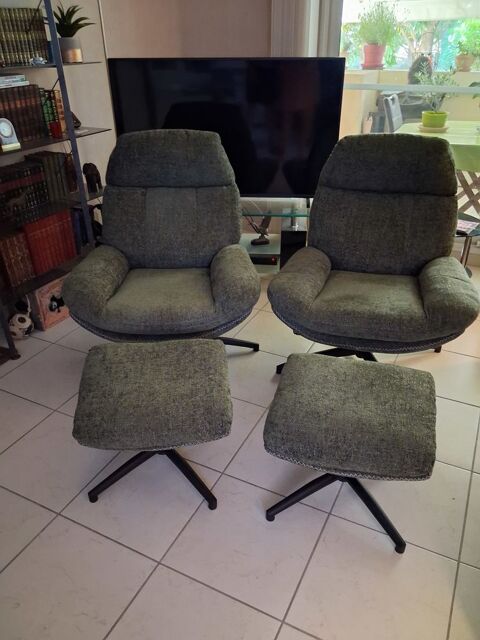 FAUTEUILS RELAX ET PIVOTANTS AVEC REPOSE PIEDS 470 Cannes (06)