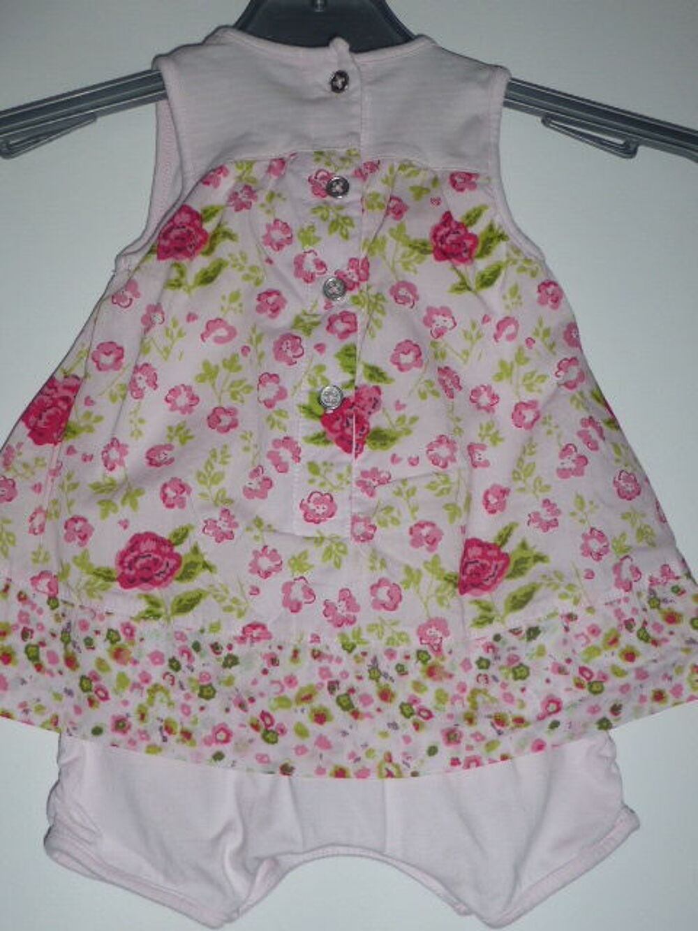 ABSORBA barboteuse rose fleurie &eacute;t&eacute; 3 mois Vêtements enfants