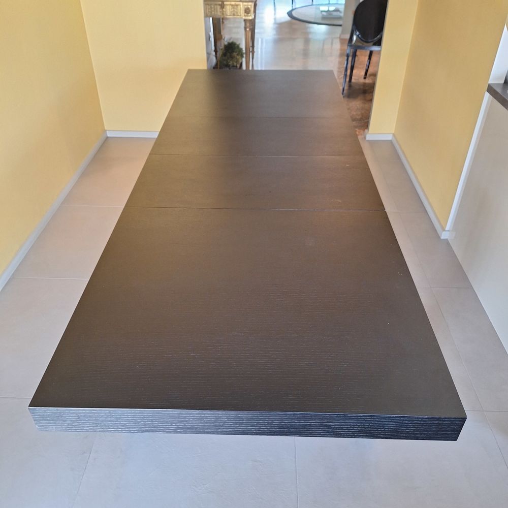 Table salle &agrave; manger HABITAT en ch&ecirc;ne de 1.71 m &agrave; 2.60m Meubles