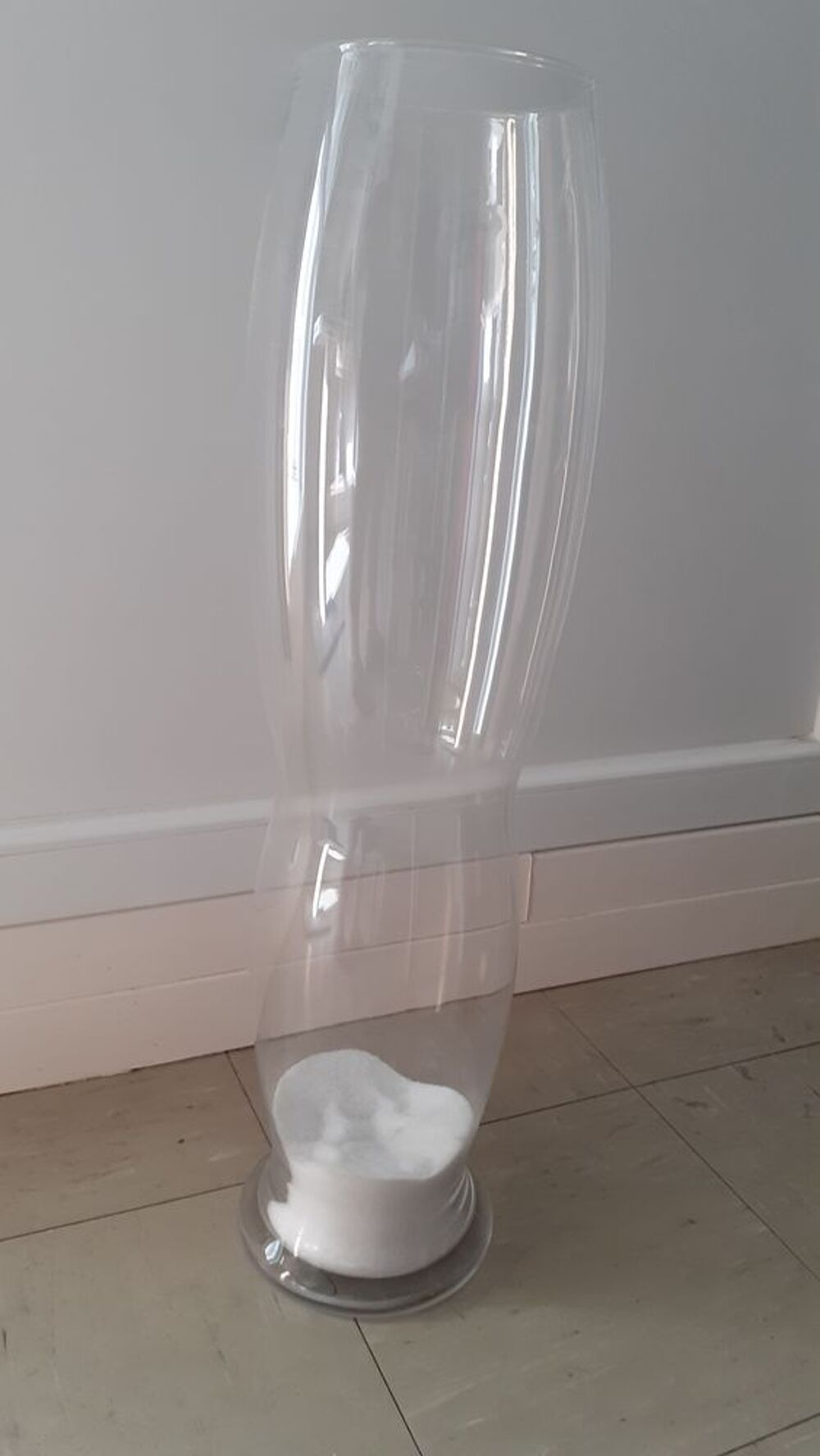 Vase en verre Dcoration