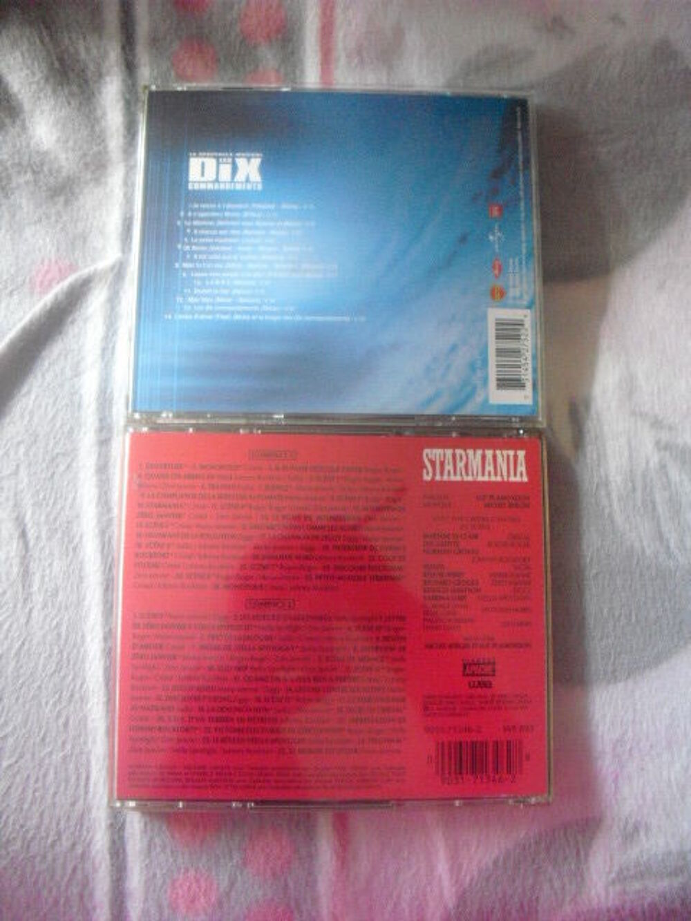 3 CD STARMANIA et les 10 COMMENDEMENTS le lot CD et vinyles