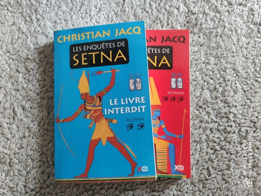 Roman de Christian Jacq - Les enqu&ecirc;tes de Setna Livres et BD
