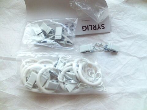 Paquet de 10 anneaux � pince et crochet Ikea 5 Villeurbanne (69)