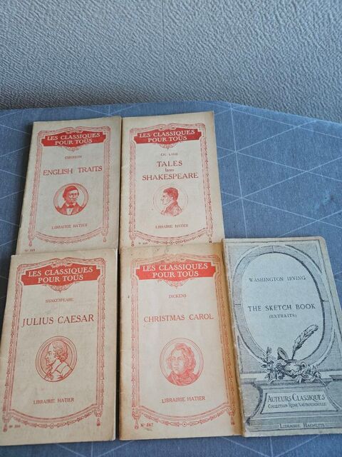 TOUS EN ANGLAIS: 4 livrets '' Les Classiques pour Tous'' 0 Villars (42)