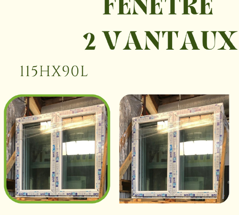 Fentre PVC disponible en stock 19 Montauban (82)