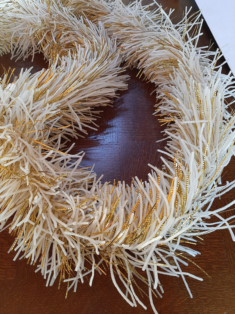 Guirlande Blanc et Or 2M50 D�coration