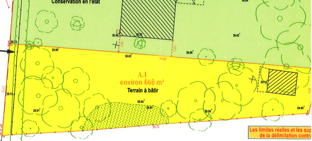 Vente Terrain Terrain constructible 668 M2 a prox tramway et commodités. Bouguenais