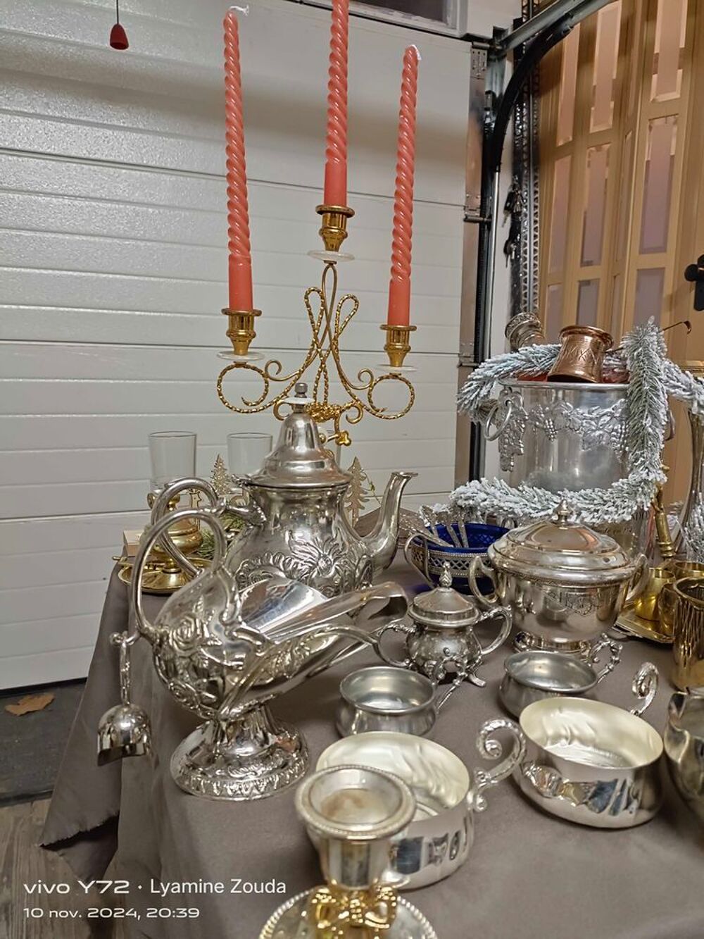 une table pour No&euml;l ou pour fin d'ann&eacute;e 