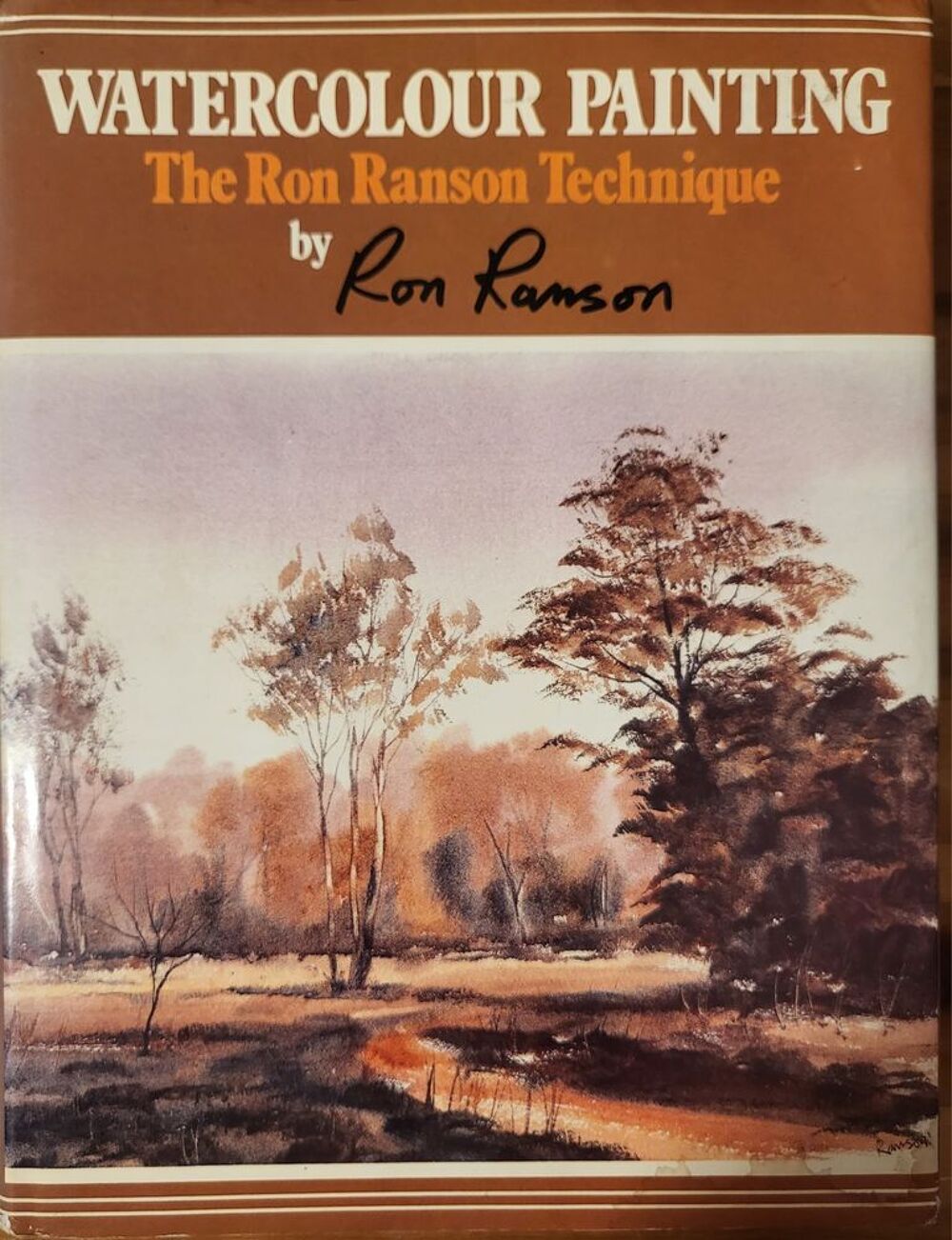3 livres de l'aquarelliste RON RANSON, en anglais, illustr&eacute;s Livres et BD