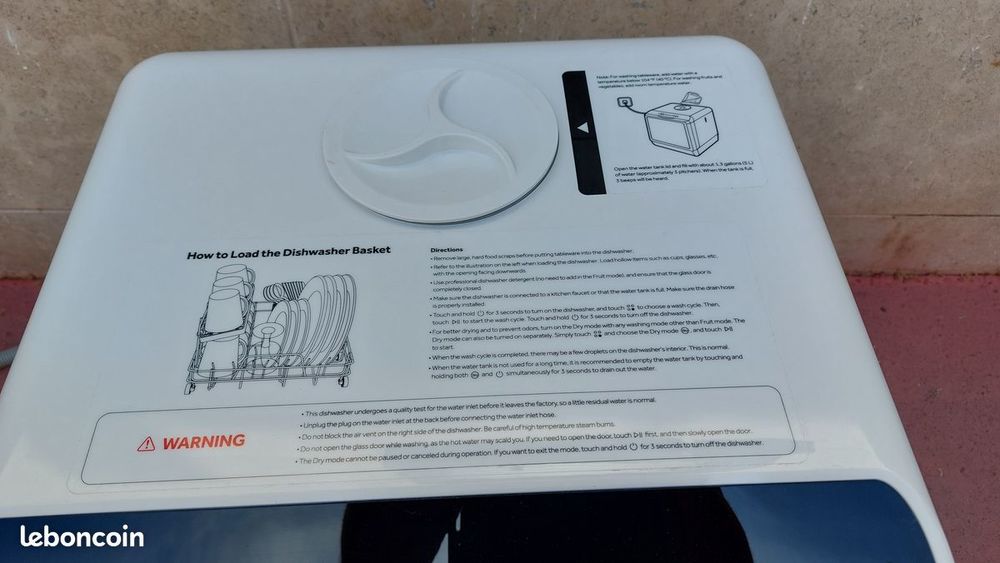mini lave vaisselle HAVA portable SOUS GARANTIE 6 couvert / Electroménager