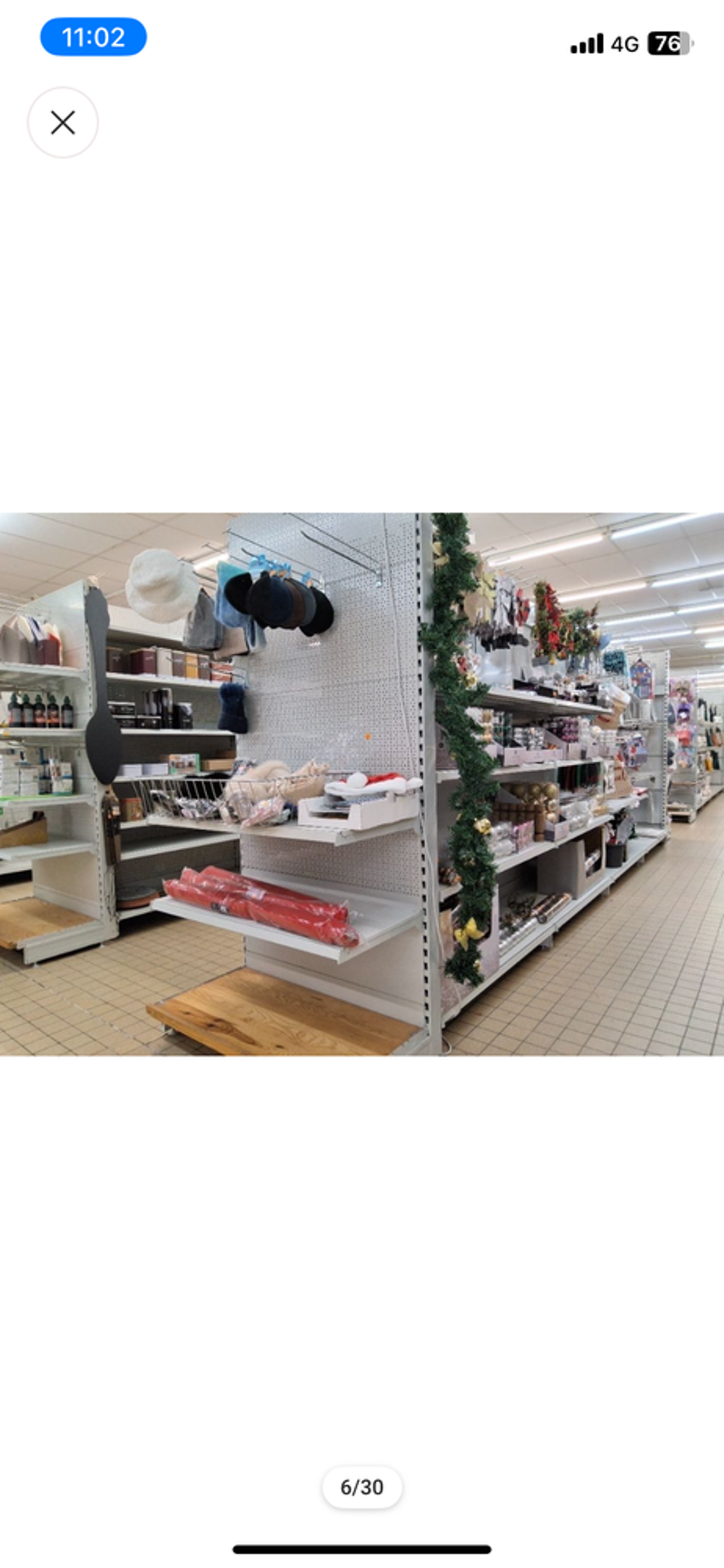 Rayonnage &eacute;tag&egrave;re de magasin 600m2 Meubles
