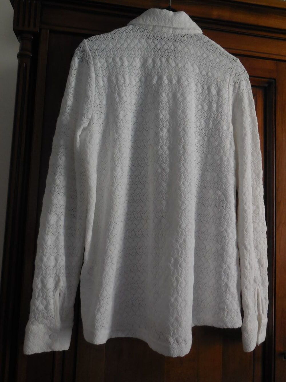 chemise femme Cache Cache neuve blanche taille L 40 neuve Vêtements