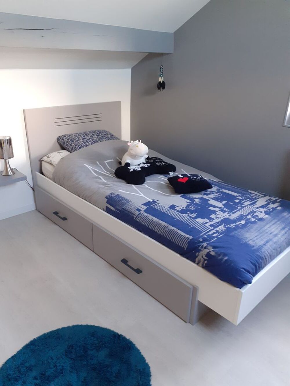 Lit enfant 90*190 avec tiroir de rangement Meubles