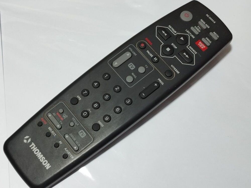 Thomson RC3004 s TELECOMMANDE TV VCR magnetoscope - REMOTE C Photos/Video/TV