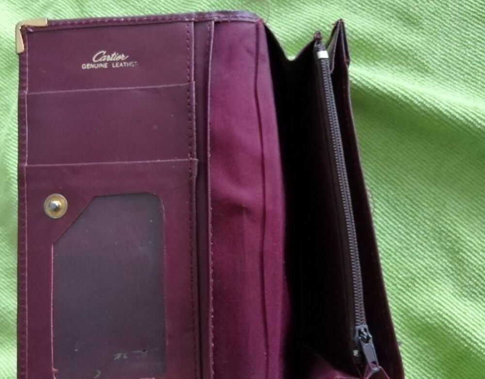 Portefeuille CARTIER vintage Maroquinerie