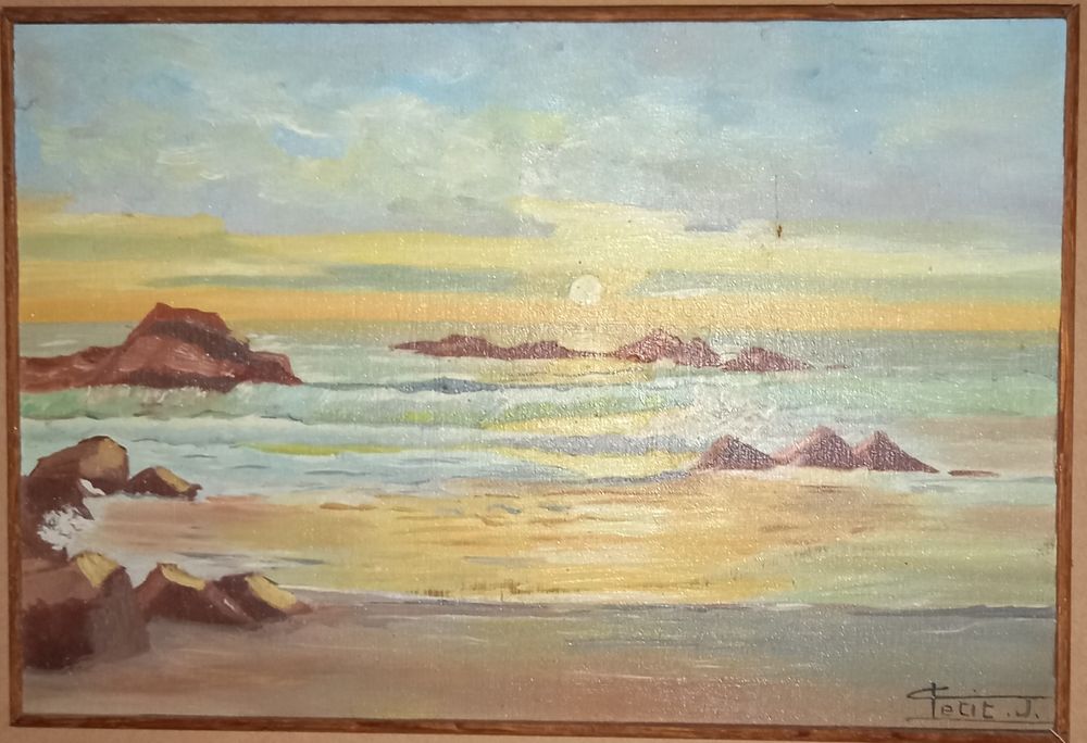 13 PEINTURES SUR BOIS
PAYSAGES MARINE ET NATURES MORTES Dcoration