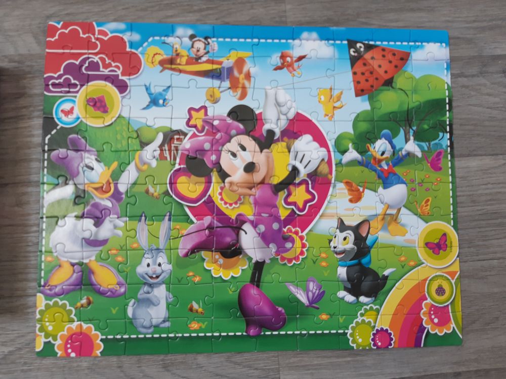 Puzzle Disney Mickey et Mini 100 pi&egrave;ces Jeux / jouets