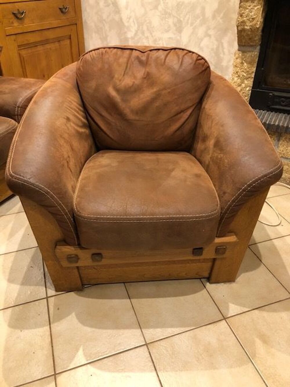 Fauteuil cabriolet Solf&eacute;rino de B MARLY Meubles