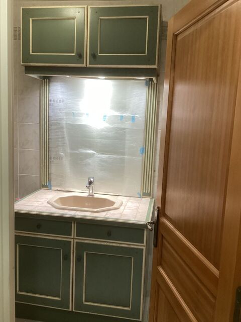 Meubles de salle de bain en ch�ne massif 350 �ragny (95)