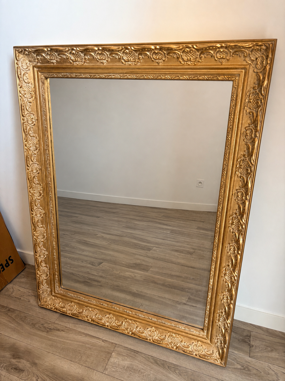 Grand miroir dor&eacute; Décoration