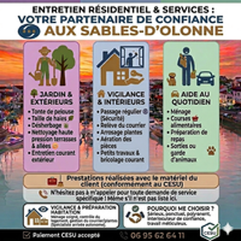   Multiservices jardin, maison et services à la personne  
