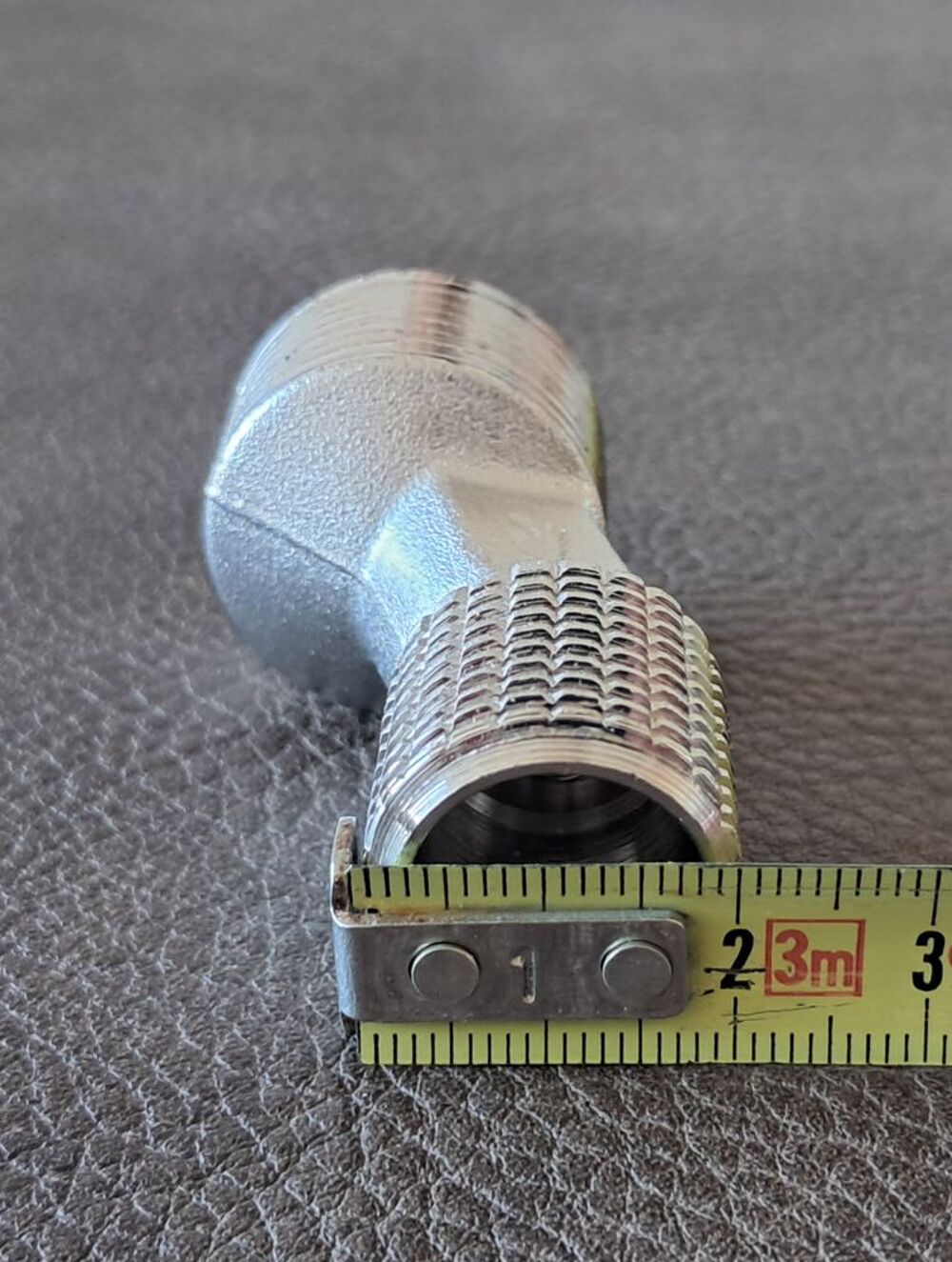Raccord excentr&eacute; en laiton chrom&eacute; m&acirc;le 25x20 mm Bricolage