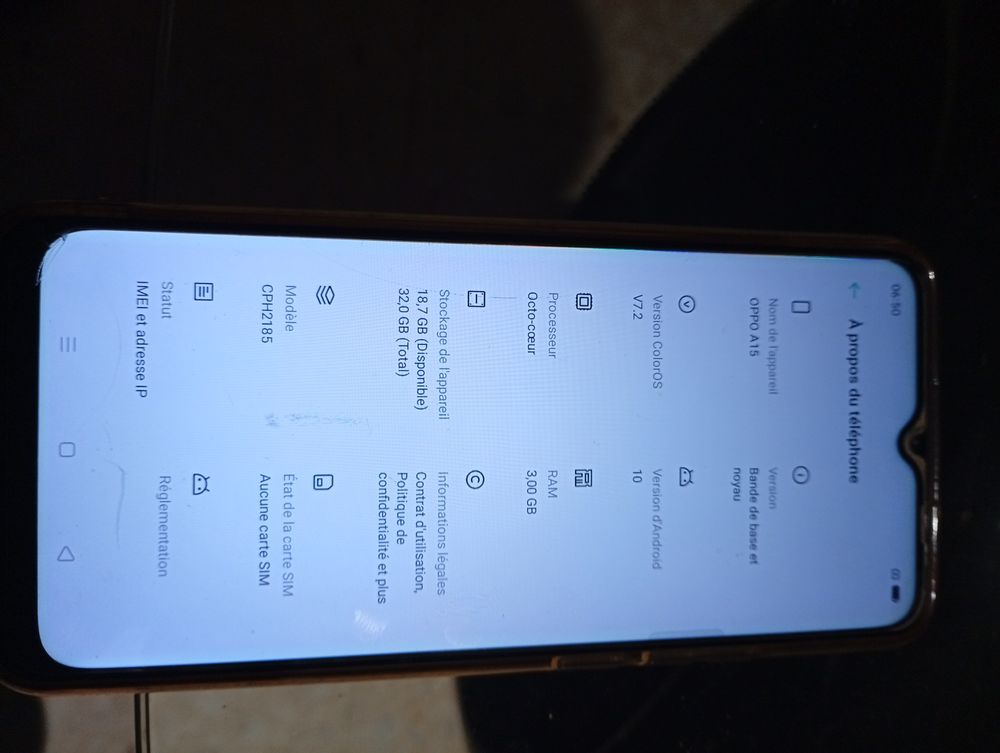 Oppo A15 Téléphones et tablettes