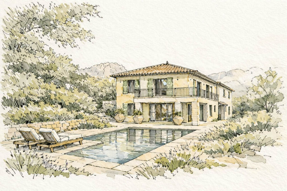 Vente Terrain Vence Direct Propriétaire Terrain avec Permis de Construire Vence