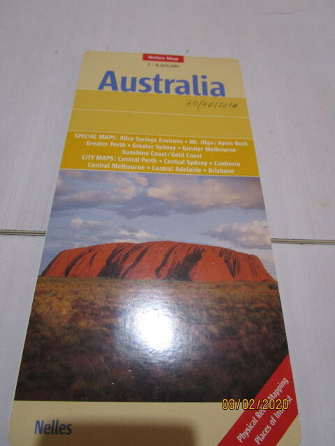carte touristique NELLES AUSTRALIA 3 Chanteloup-en-Brie (77)