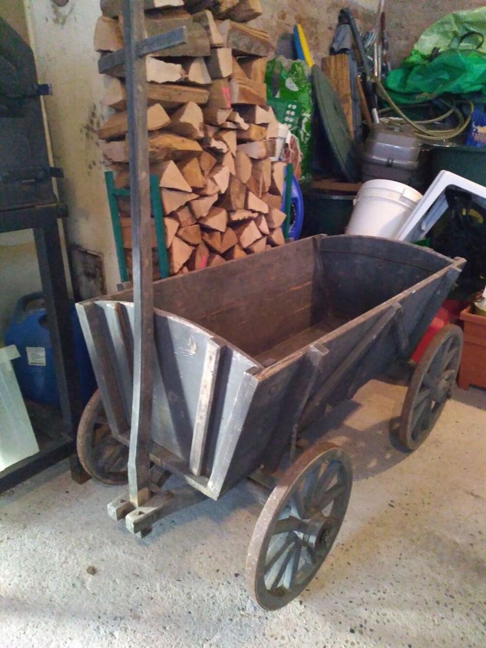 charrette en bois Bricolage