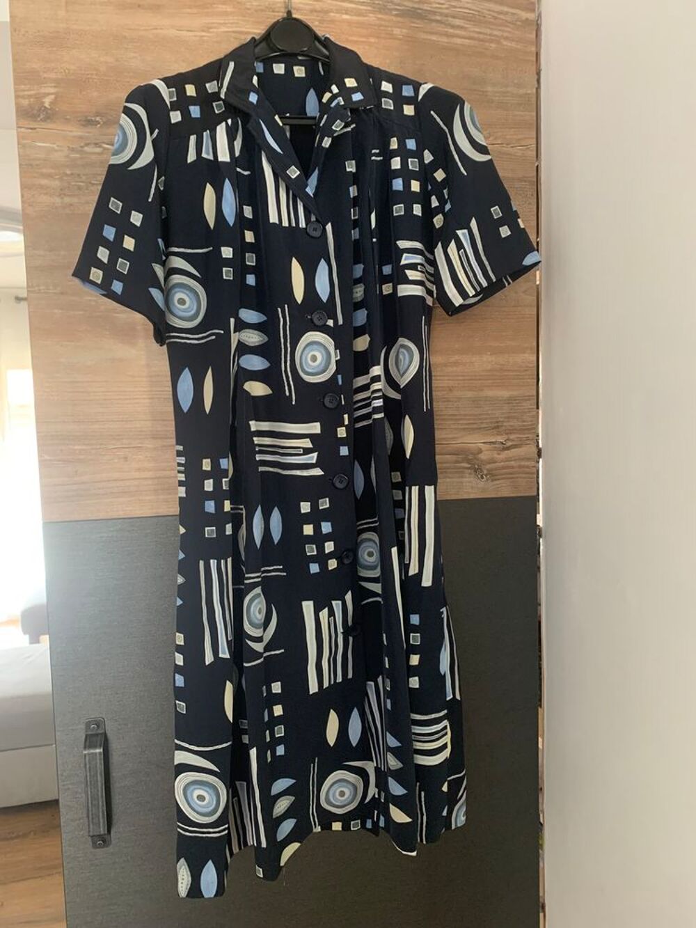Robe d' &eacute;t&eacute; femme couleur bleu marine Vêtements