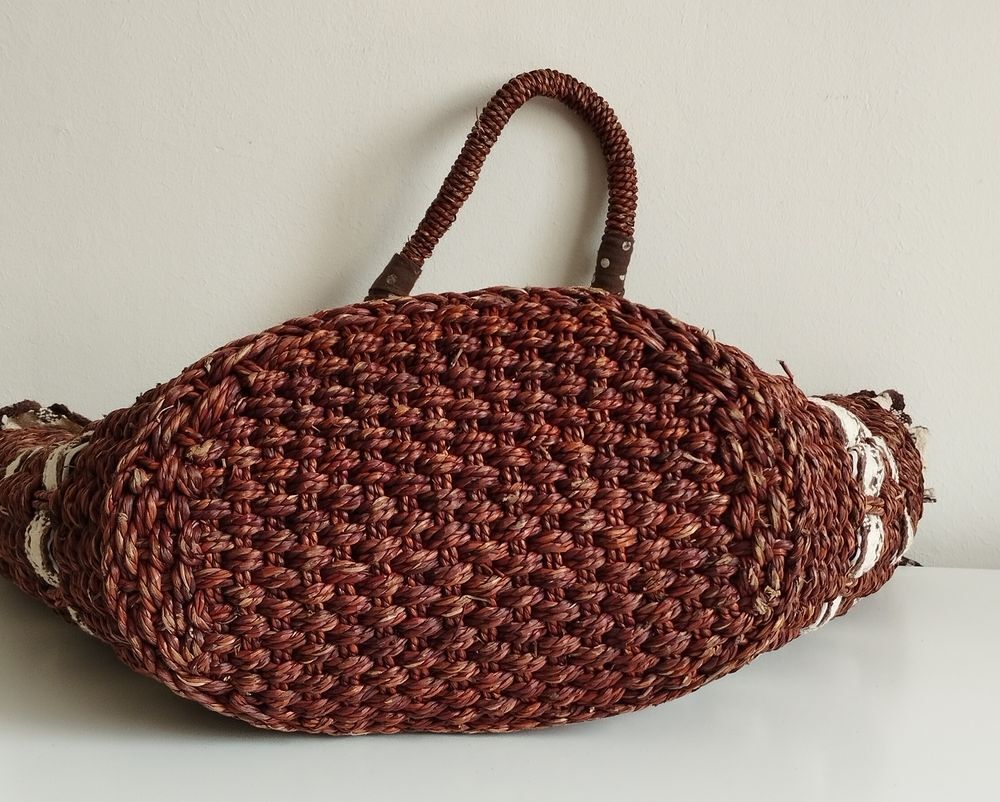 Panier/cabas marron printanier Maroquinerie