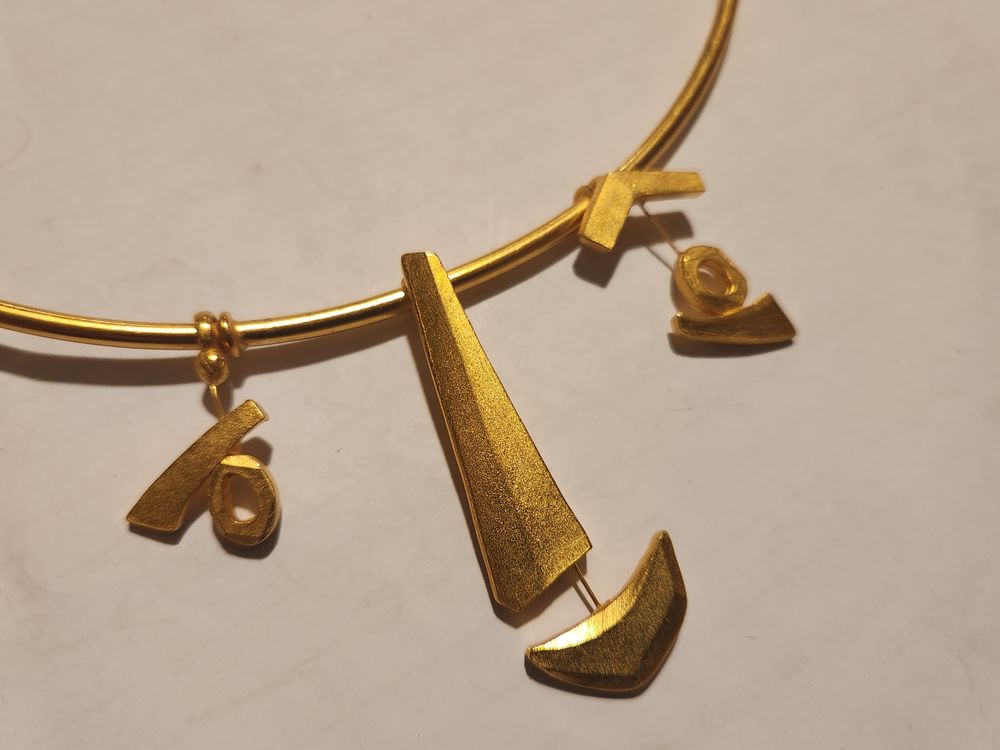 Collier rigide ras-de-cou Visage Christian LACROIX Bijoux et montres