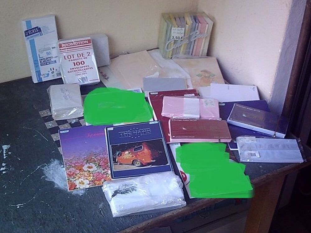 Blocs + Pochettes Papiers &agrave; Lettres-neuves Décoration