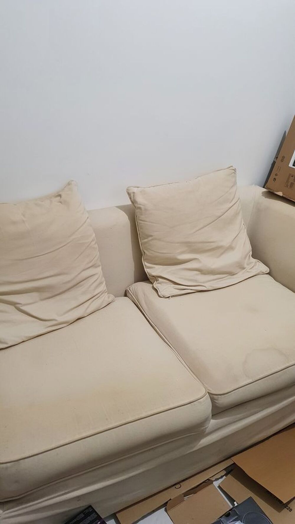 Canap&eacute; beige convertible La Camif Meubles