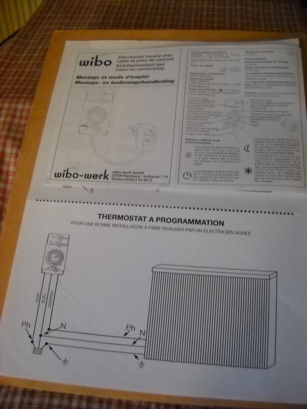 RADIATEUR ELECTRIQUE WIBO Electroménager