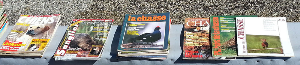 30 revues de chasse sp&eacute;ciales diversifi&eacute;es tr&egrave;s bon &eacute;tat Livres et BD