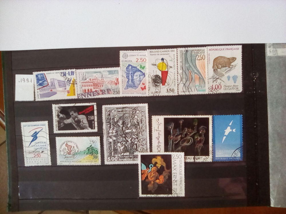 Timbres France 1990 , 1991 