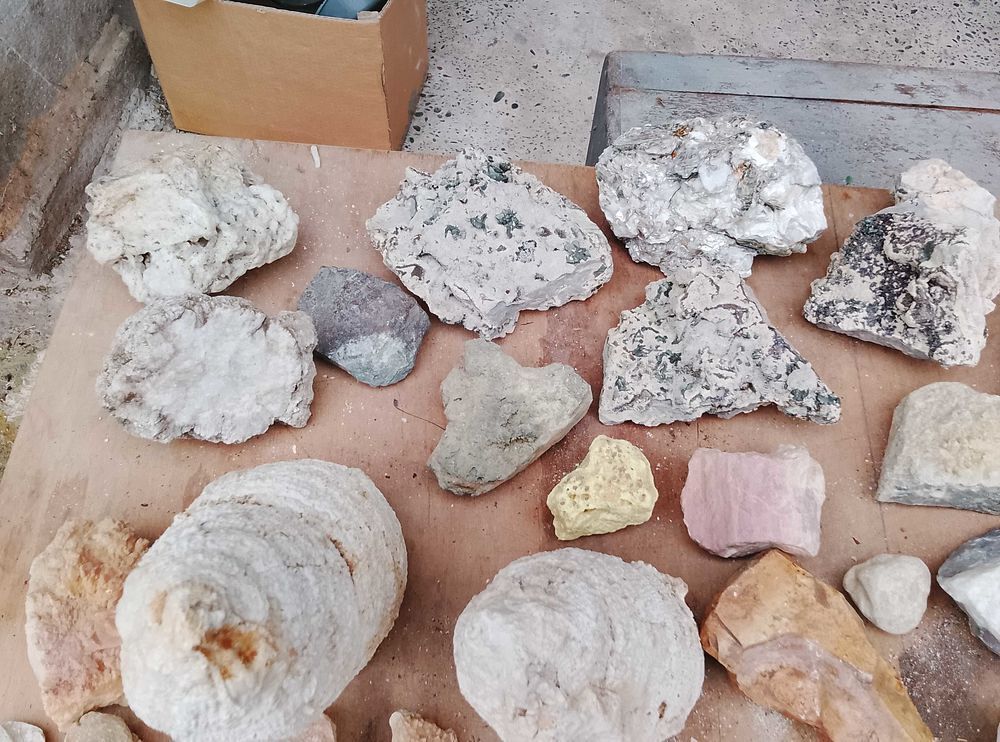 min&eacute;raux et fossiles collection 