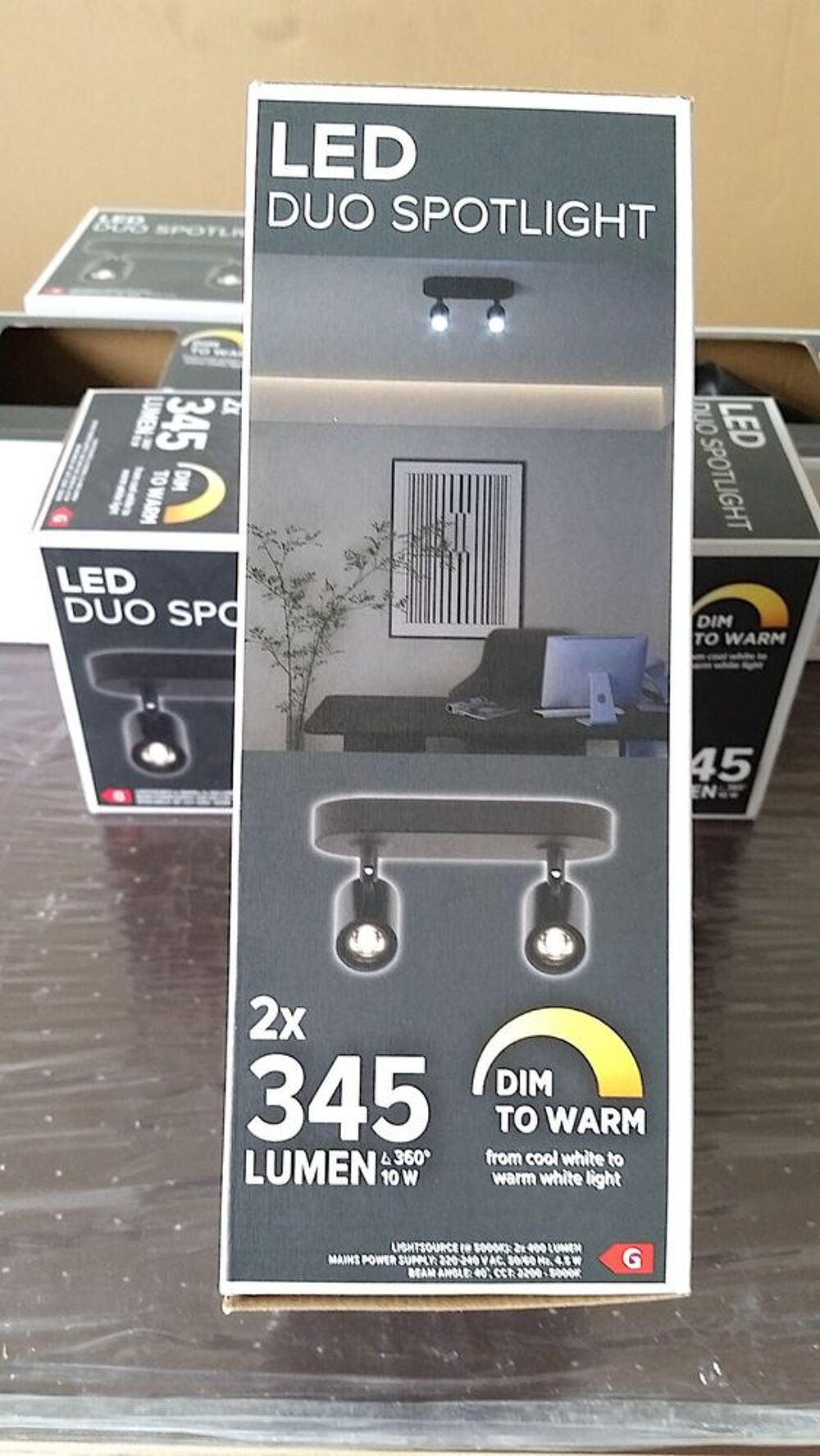 Applique duo LED 2 X 4,5W Décoration