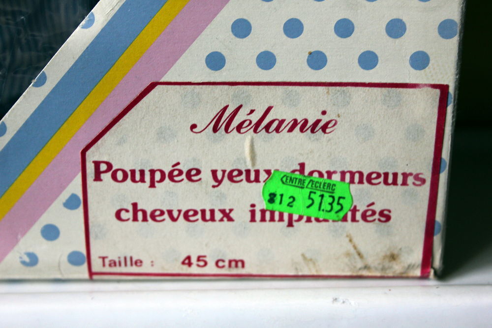 Poup&eacute;e BELLA M&eacute;lanie vintage 70 neuve en boite Jeux / jouets