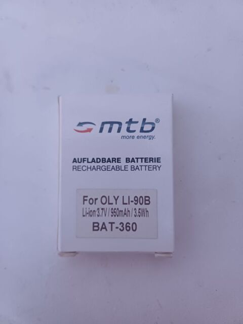 Batterie neuve LI-90B pour OLYMPUS TG4 12 Tours (37)