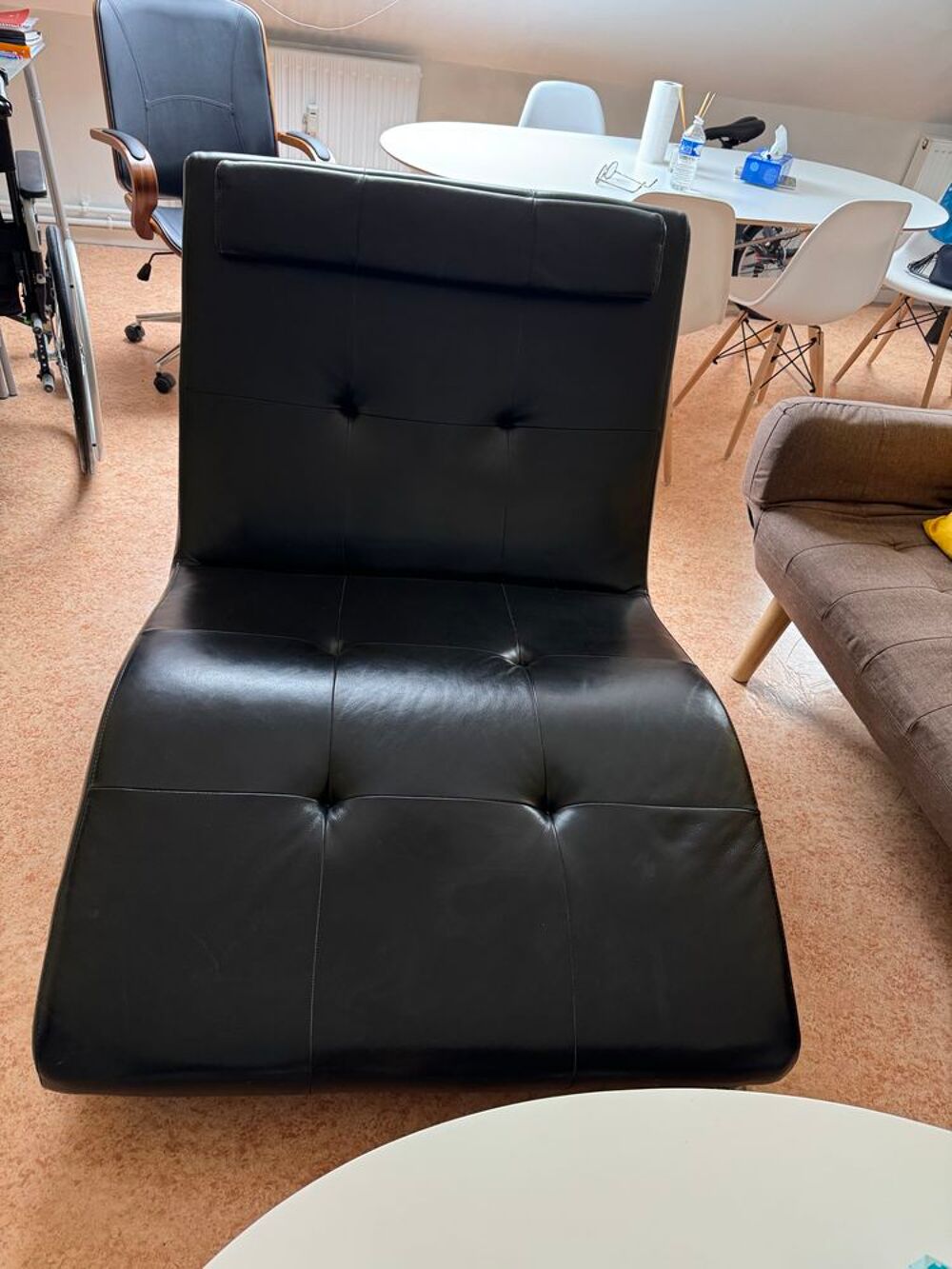 Fauteuil relax en cuir Meubles
