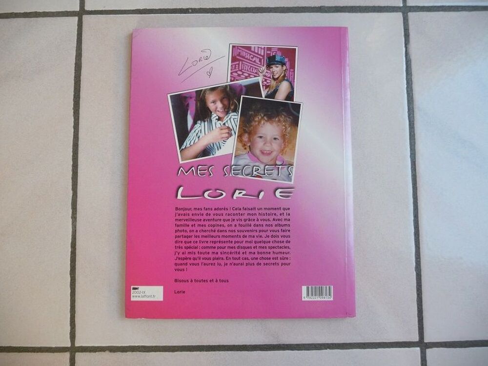 Livre Mes secrets Lorie - Neuf Livres et BD
