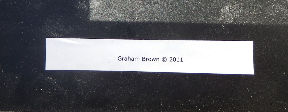 Lot de 3 petits cadres Graham Brown 2011 Décoration