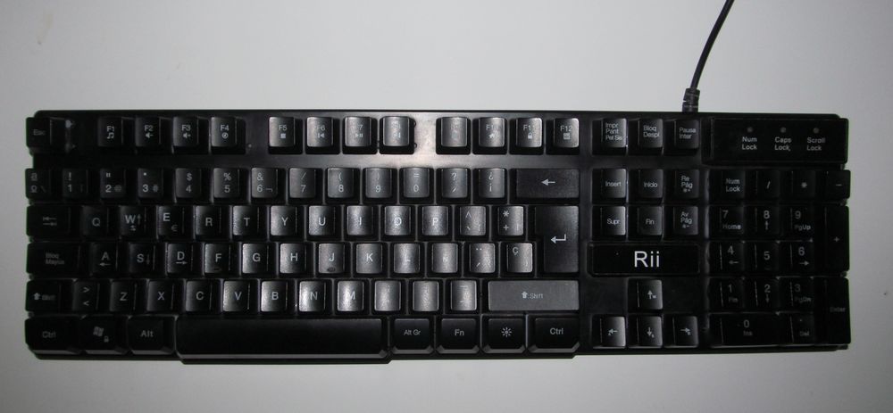 Clavier RII (Espagne) LED/DEL Matériel informatique