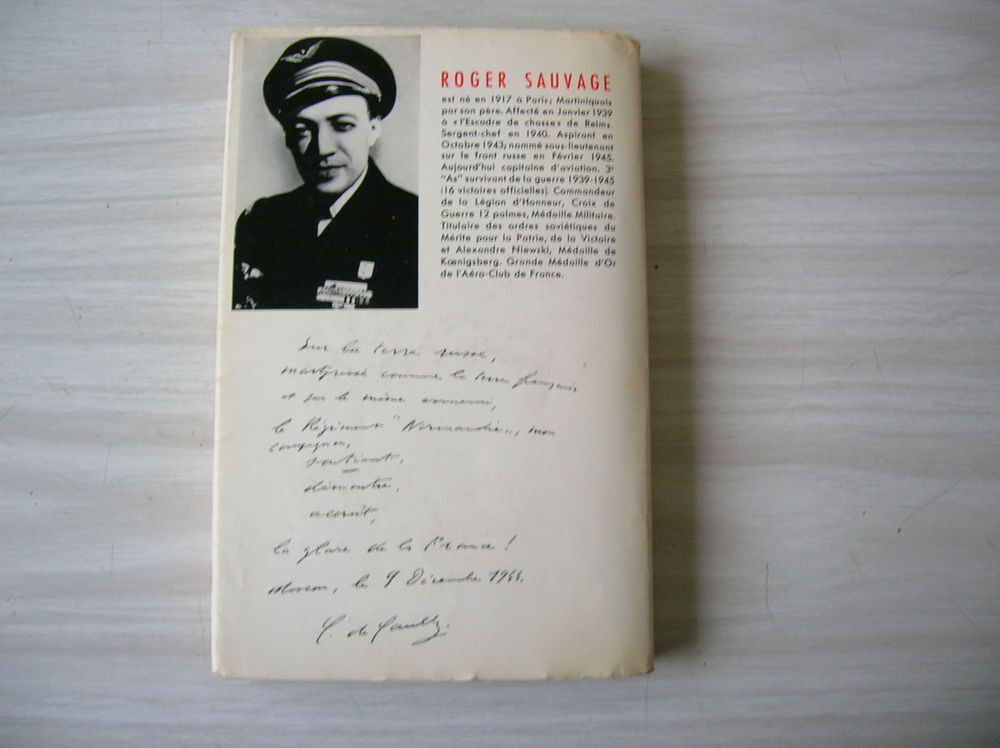 ROGER SAUVAGE Un du Normandie Niemen Livres et BD