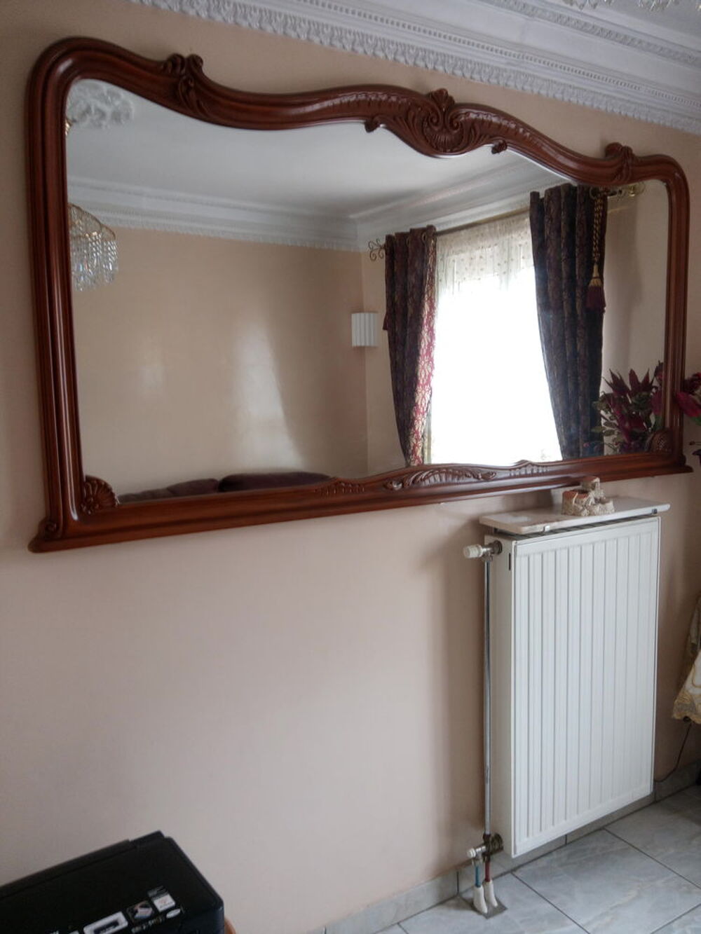 LIVING + BAHU MERISIER AVEC MIROIR SUR BAHU Meubles