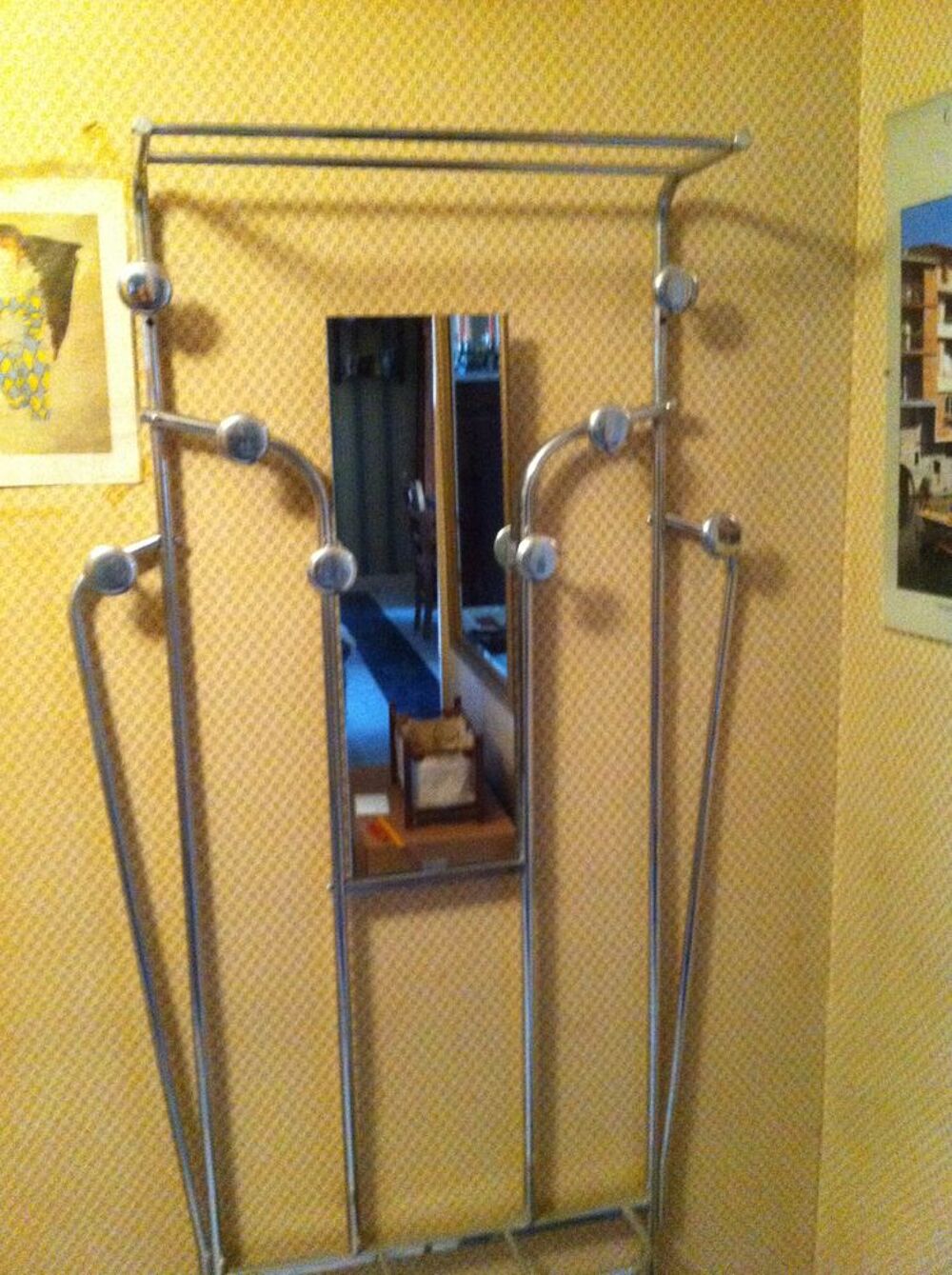Porte manteau alu/vintage/vestiaire/design Meubles