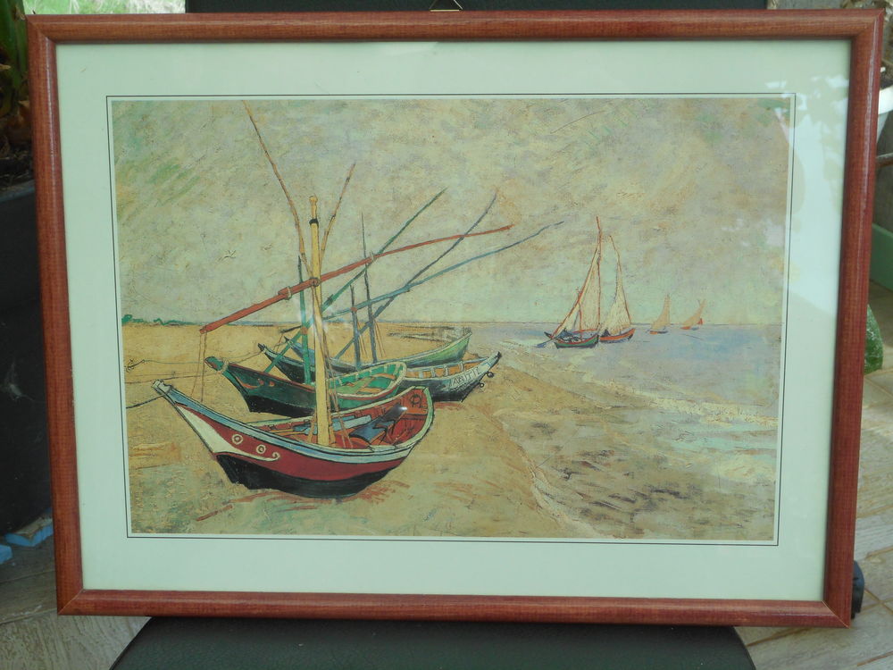 Reproduction Vincent Van Gogh sous verre Décoration